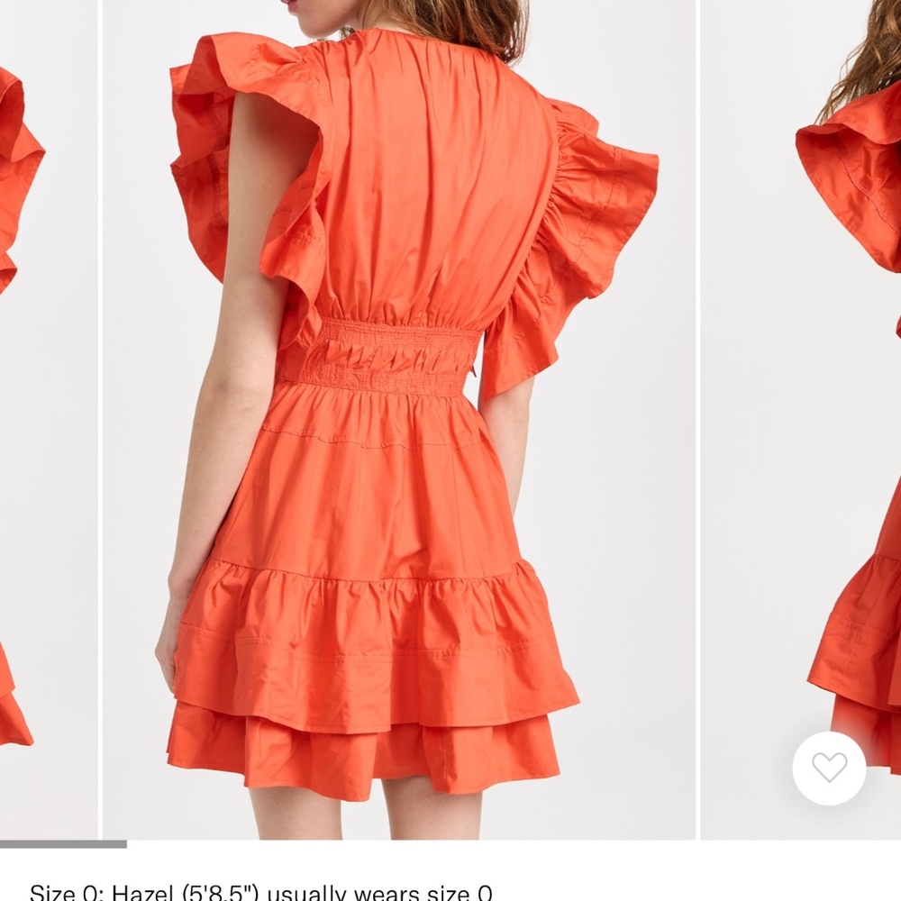 Ulla Johnson Kiri Dress Coral - Picture 2 of 2